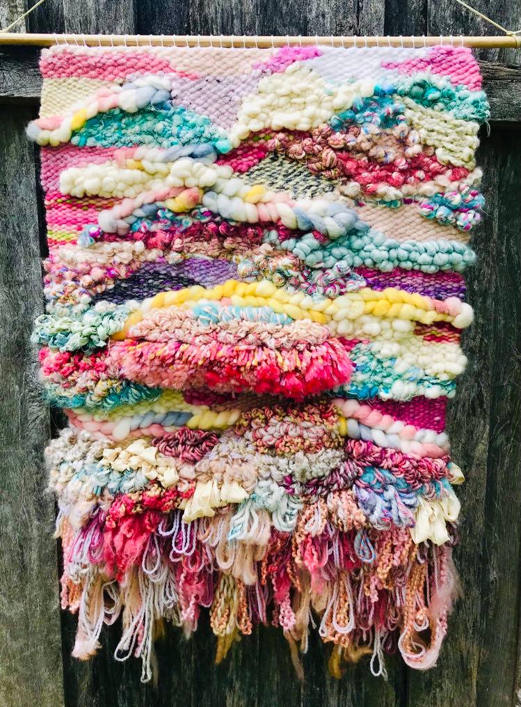 Image of Large Pastel Delight Weaving 