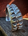 WL&A Handmade Ingot Holy Mountain Arrowhead Punkero Cuff - Size 7.25 to 7.5 - 167 Grams