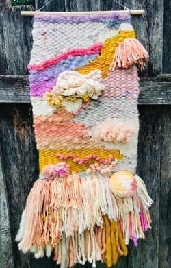 Image of Summer Sunset Woven Wall Hanging