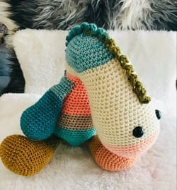 Image of Crocheted Dinosaurs Soft Toys