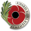 Lapel pin | Remember Their Service | Poppy
