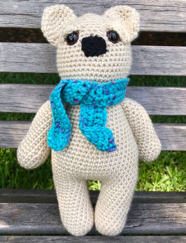 Image of Crocheted Teddy