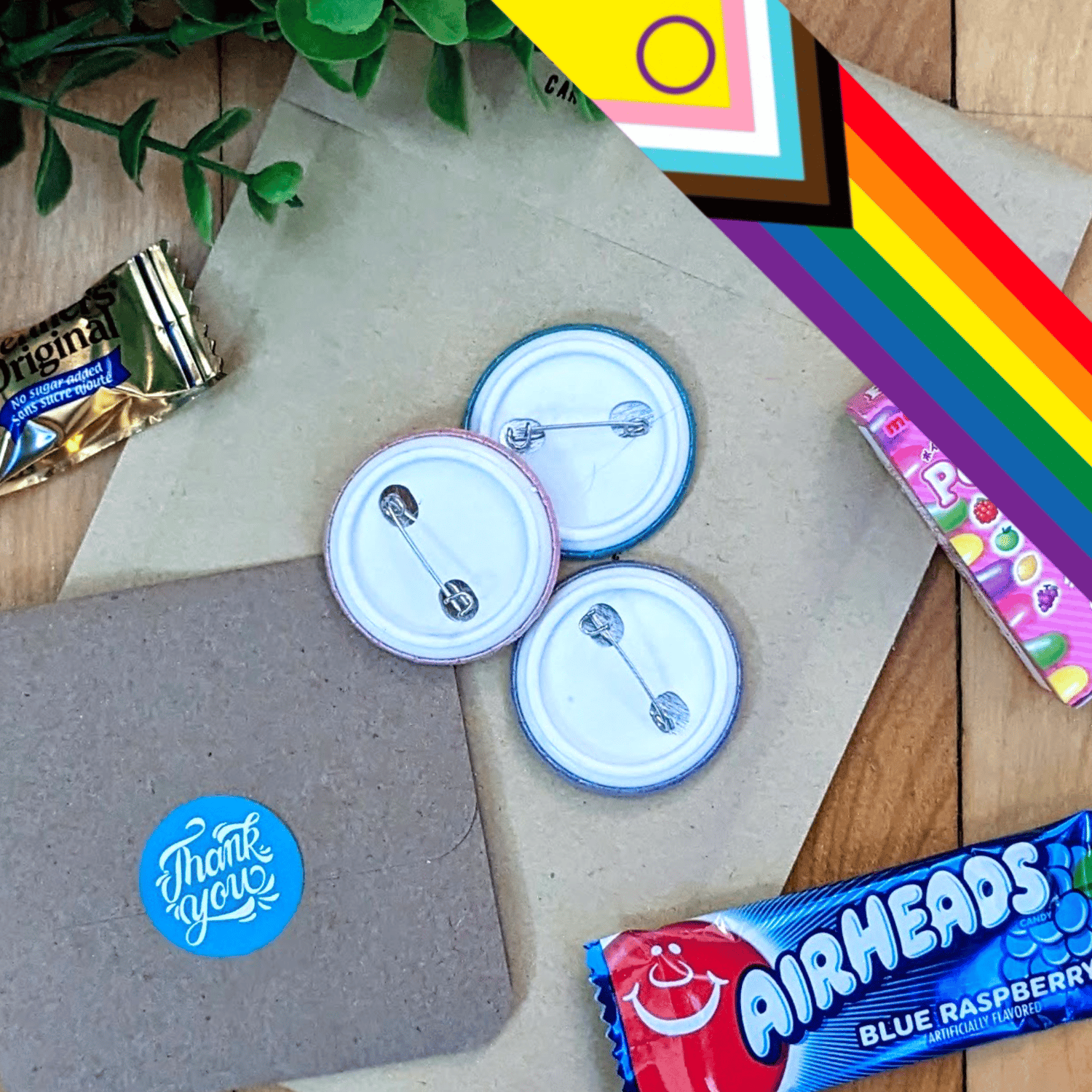 Pack Surprise LGBTQIA+ de Badges avec des Défauts