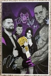 Judgement Day Art Print - SIGNED BY BALOR, PRIEST, RIPLEY, & MYSTERIO. 