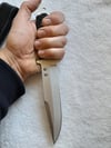 Fixed Knife Stainless Steel Black Nylon Sheath Paracord Handle