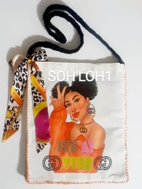 Image 1 of Its A Vibe, Gucci Inspired, Sublimation Tote Bag