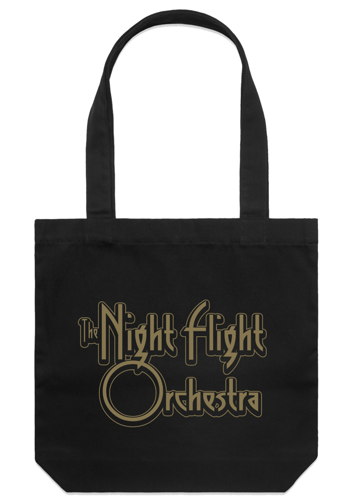 Image of THE NIGHT FLIGHT ORCHESTRA - Logo - AUSSIE TOUR TOTE BAG