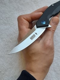 Image 3 of Folding Knife D2 Steel G10 Handle with Pocket Clip