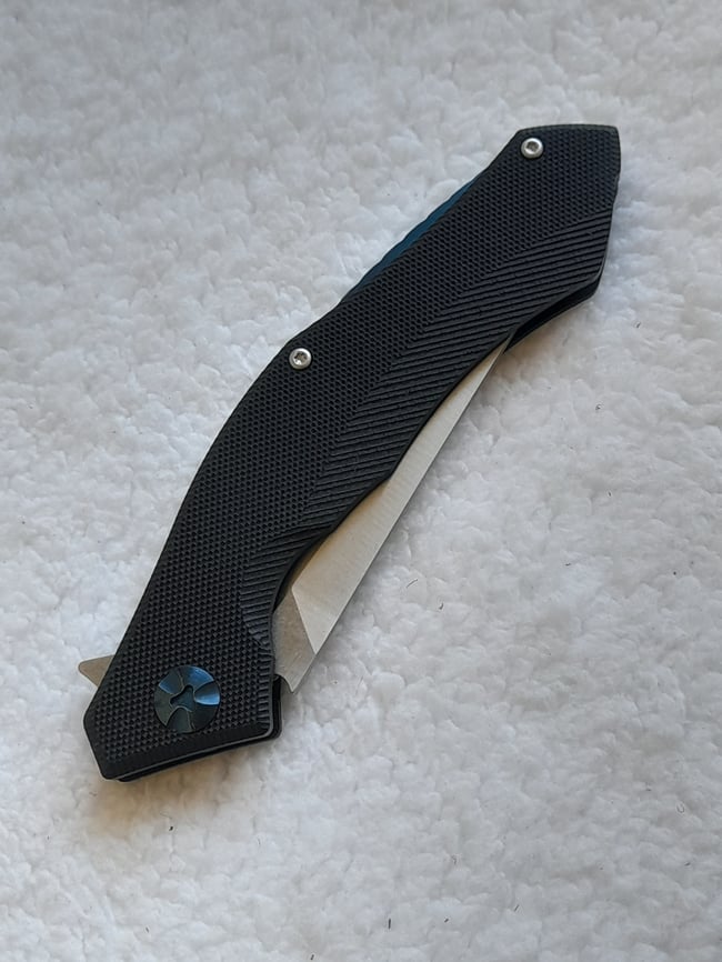 Folding Knife D2 Steel G10 Handle with Pocket Clip