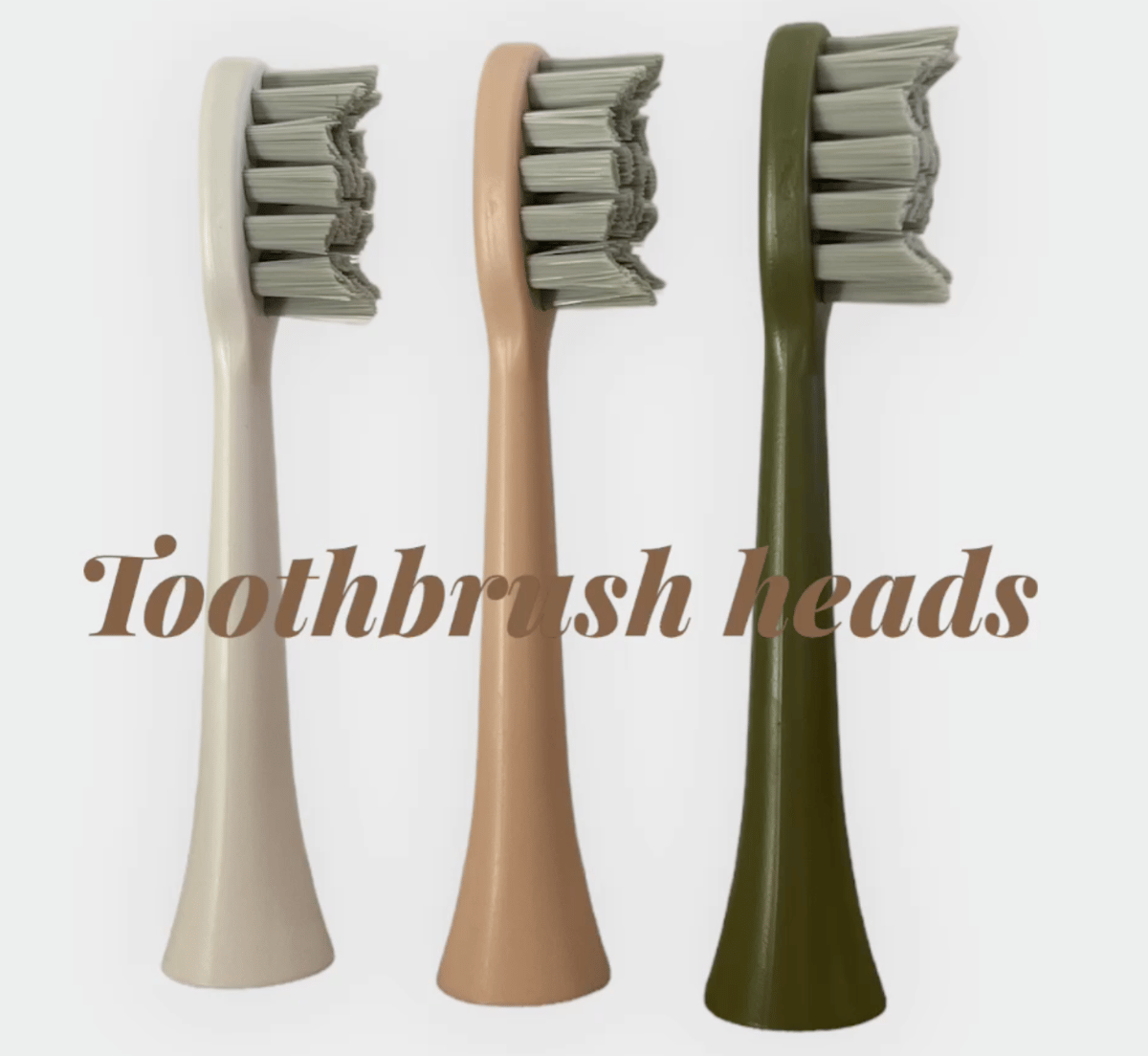 Image of Interchangeable toothbrush heads 
