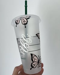 Image 5 of Personalised Starbucks Blush Butterfly Cold Cup