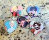 Trigun Stampede Heart Buttons 2.2"