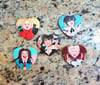 Trigun 98 Heart Buttons 2.2"