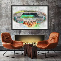 Image 1 of Celtic Park Watercolour Limited Edition