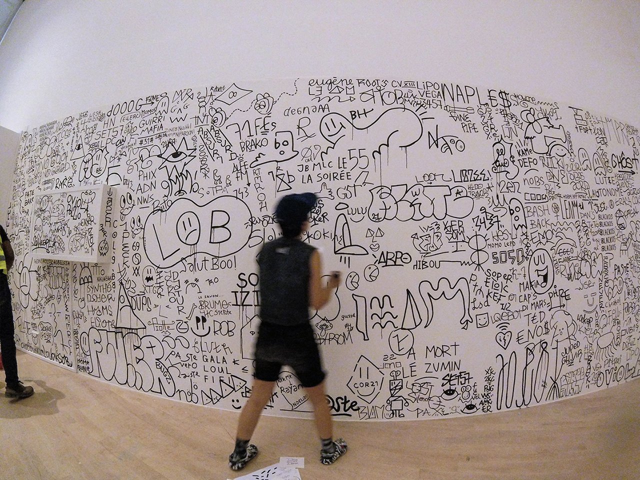 Image of Stuck Skate Slab – Markings on the Wall #3, 2023
