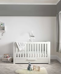 Image 3 of Mamas & Papas Franklin White Wash Nursery Furniture