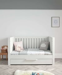 Image 4 of Mamas & Papas Franklin White Wash Nursery Furniture