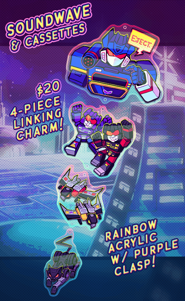 NEW PREORDER Bite-Size Bots Mini Charms!