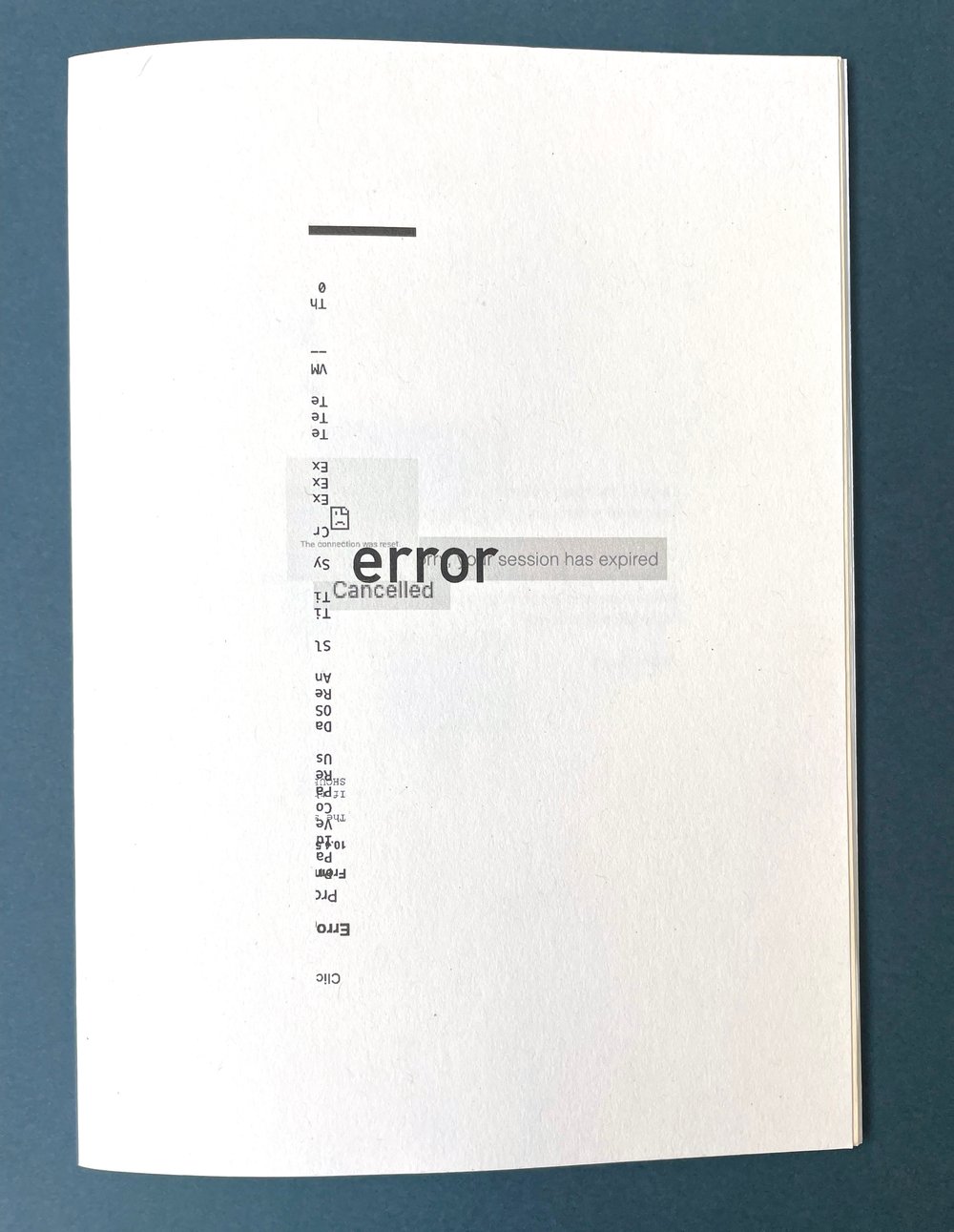 Error #1 Zine