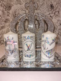 Image 1 of HEART CANDLE SET