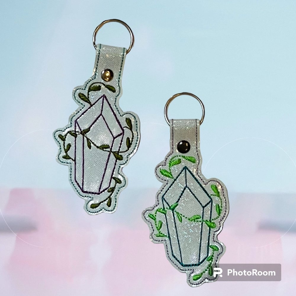Image of Vine Covered Crystal Key Chain