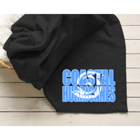 Coastal Hurricanes with Logo Stadium Blanket