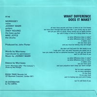 Image 2 of USED: The Smiths - What Difference Does It Make?