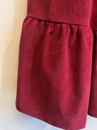 Image 5 of Ella kjole i bordeaux fløjl (xs-xxl)