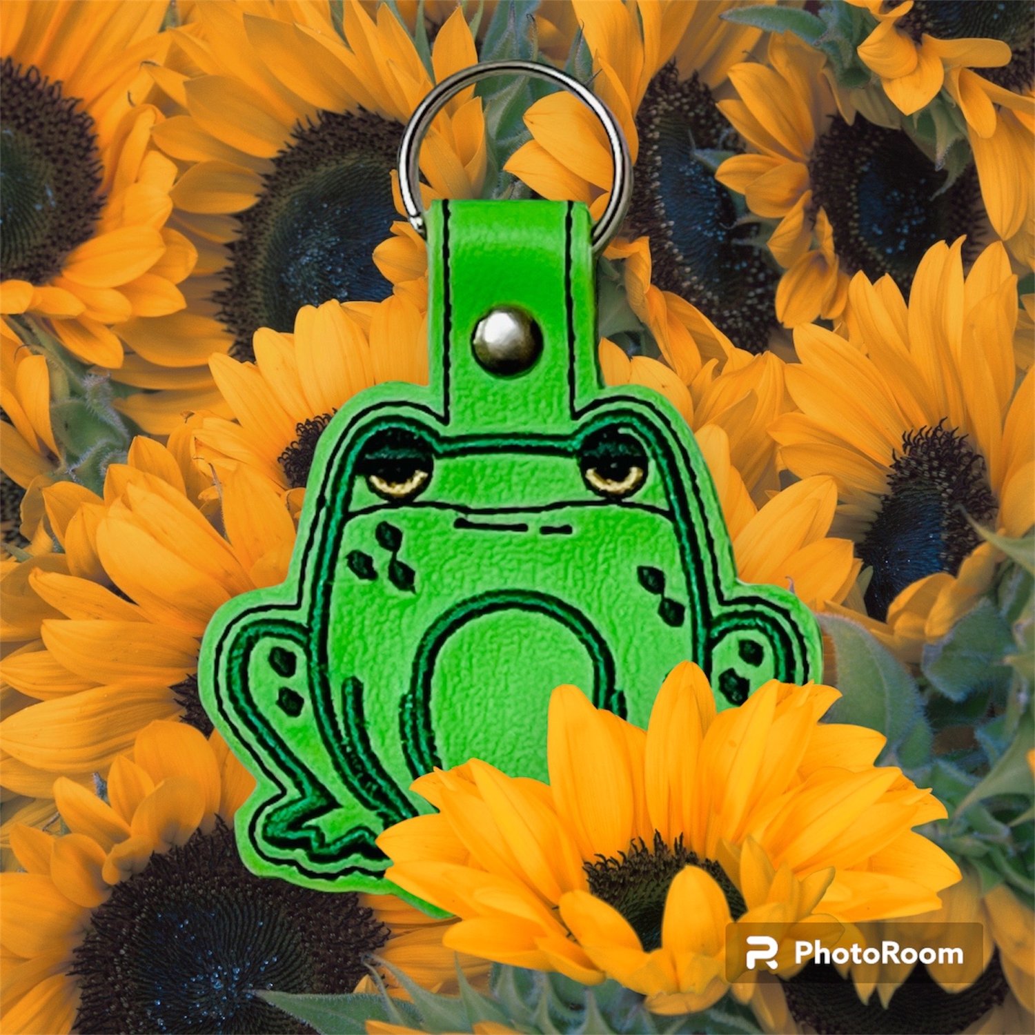 Image of Sitting Frog Key Chain