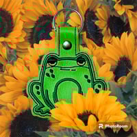 Image 1 of Sitting Frog Key Chain
