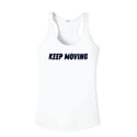 Moving Forward Fitness Ladies Racerback Tank - Keep Moving