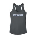 Moving Forward Fitness Ladies Racerback Tank - Keep Moving