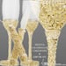 Image of Gold Champagne Flutes and Cake Cutting Set Fiesta