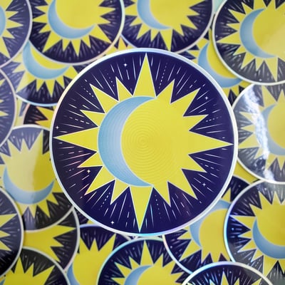 Image of Sun & Moon Sticker
