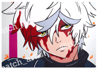 5x7 Print of Bloody Glare of the Hollow