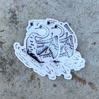 Image 1 of swan sticker