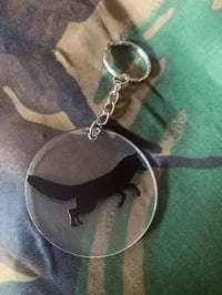 FOX DECAL KEYRING 