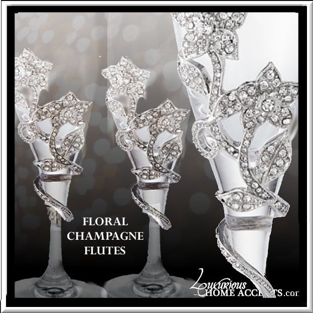 Diamond Wine Glasses, Luxury Barware for Red and White Wine