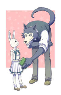 Beastars - Haru and Legoshi