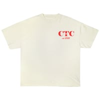 Cream and Red CTC Tee