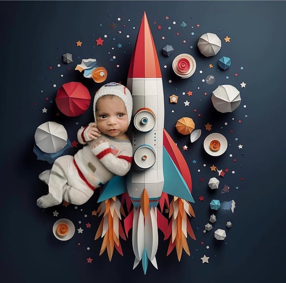 Image of Little Astronaut Jammy Set