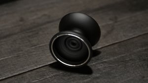 Image of Refractory Yo-Yo - Solid - Black - NO ENGRAVINGS
