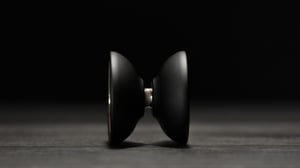 Image of Refractory Yo-Yo - Solid - Black - NO ENGRAVINGS