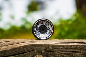 Image of Refractory Yo-Yo - Solid - Black - Full Hub Engraving