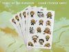 [totk] link & friends clear sticker sheet