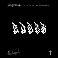 Image 1 of Blaze (8 styles) - Custom Font by Justified Ink