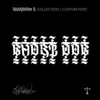 Image 1 of Ghost Dog (2 styles) - Custom Font by Justified Ink