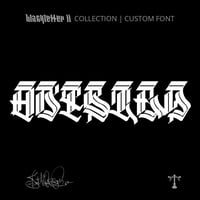 Image 1 of Hoisted (1 style) - Custom Font by Justified Ink