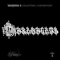 Image 1 of Maximalist (2 style) - Custom Font by Justified Ink