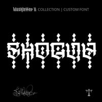 Image 1 of Shogun (1 style) - Custom Font by Justified Ink
